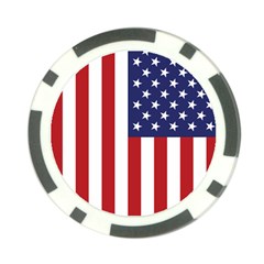 Us Flag Stars And Stripes Maga Poker Chip Card Guard (10 Pack) by snek