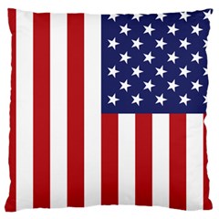 Us Flag Stars And Stripes Maga Large Cushion Case (one Side) by snek