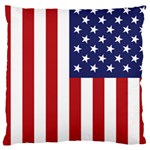 US Flag Stars and Stripes MAGA Large Cushion Case (One Side) Front