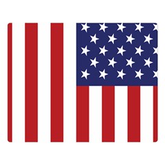 Us Flag Stars And Stripes Maga Double Sided Flano Blanket (large)  by snek