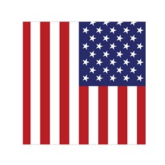 Us Flag Stars And Stripes Maga Small Satin Scarf (square) by snek