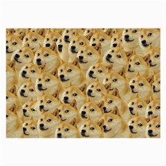 Doge meme Doggo Kekistan Funny Pattern Large Glasses Cloth (2-Side)