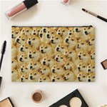 Doge meme Doggo Kekistan Funny Pattern Cosmetic Bag (Large) Back