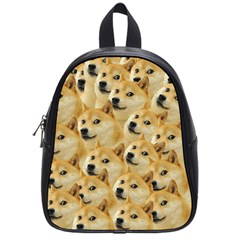 Doge meme Doggo Kekistan Funny Pattern School Bag (Small)