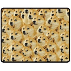 Doge meme Doggo Kekistan Funny Pattern Fleece Blanket (Medium) 