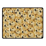 Doge meme Doggo Kekistan Funny Pattern Double Sided Fleece Blanket (Small)  45 x34  Blanket Back