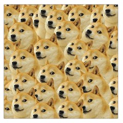 Doge meme Doggo Kekistan Funny Pattern Large Satin Scarf (Square)