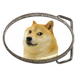 Doggo Doge Meme Belt Buckle Front