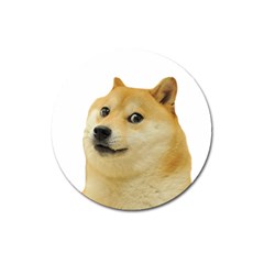 Doggo Doge Meme Magnet 3  (round) by snek