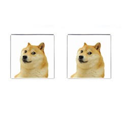 Doggo Doge Meme Cufflinks (square) by snek