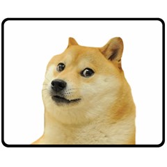 Doggo Doge Meme Fleece Blanket (medium) by snek