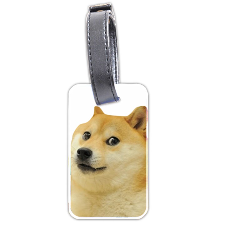 Doggo Doge Meme Luggage Tag (two sides)