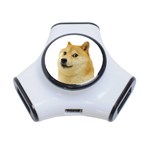 Doggo Doge Meme 3-Port USB Hub Front