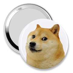 Doggo Doge Meme 3  Handbag Mirror by snek