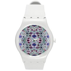 Erin Round Plastic Sport Watch (m) by ArtworkByPatrick