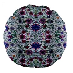 Erin Large 18  Premium Round Cushions by ArtworkByPatrick