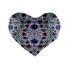 Erin Standard 16  Premium Heart Shape Cushions by ArtworkByPatrick