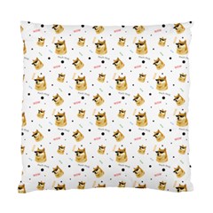 Doge Much Thug Wow Pattern Funny Kekistan Meme Dog White Standard Cushion Case (two Sides) by snek