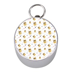 Doge Much Thug Wow Pattern Funny Kekistan Meme Dog White Mini Silver Compasses by snek