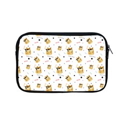 Doge Much Thug Wow Pattern Funny Kekistan Meme Dog White Apple Macbook Pro 13  Zipper Case by snek