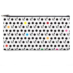 Boston Terrier Dog Pattern With Rainbow And Black Polka Dots Pencil Cases by genx