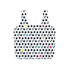 Boston Terrier Dog Pattern With Rainbow And Black Polka Dots Full Print Recycle Bag (s) by genx