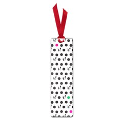 Boston Terrier Dog Pattern With Rainbow And Black Polka Dots Small Book Marks by genx