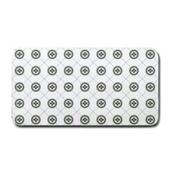 Logo Kekistan Pattern Elegant With Lines On White Background Medium Bar Mats by snek