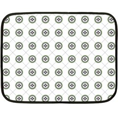 Logo Kekistan Pattern Elegant With Lines On White Background Double Sided Fleece Blanket (mini)  by snek