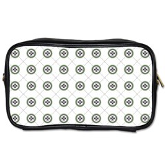 Logo Kekistan Pattern Elegant With Lines On White Background Toiletries Bag (one Side) by snek