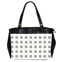 Logo Kekistan Pattern Elegant With Lines On White Background Oversize Office Handbag (2 Sides) by snek