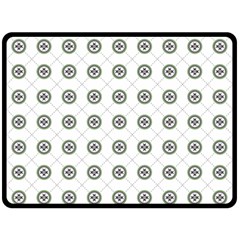 Logo Kekistan Pattern Elegant With Lines On White Background Fleece Blanket (large)  by snek