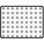 Logo Kekistan Pattern Elegant with lines on white background Double Sided Fleece Blanket (Large)  80 x60  Blanket Front