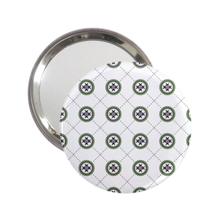 Logo Kekistan Pattern Elegant with lines on white background 2.25  Handbag Mirrors