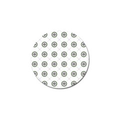 Logo Kekistan Pattern Elegant With Lines On White Background Golf Ball Marker (10 Pack) by snek