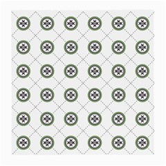 Logo Kekistan Pattern Elegant With Lines On White Background Medium Glasses Cloth (2-side) by snek