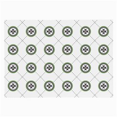 Logo Kekistan Pattern Elegant With Lines On White Background Large Glasses Cloth by snek