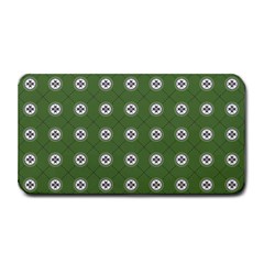 Logo Kekistan Pattern Elegant With Lines On Green Background Medium Bar Mat by snek