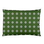 Logo Kekistan Pattern Elegant with lines on green background Pillow Case 26.62 x18.9  Pillow Case