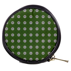 Logo Kekistan Pattern Elegant With Lines On Green Background Mini Makeup Bag by snek