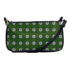 Logo Kekistan Pattern Elegant With Lines On Green Background Shoulder Clutch Bag by snek