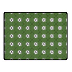 Logo Kekistan Pattern Elegant With Lines On Green Background Fleece Blanket (small) by snek