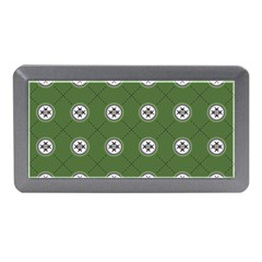 Logo Kekistan Pattern Elegant With Lines On Green Background Memory Card Reader (mini) by snek