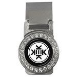 Official Logo Kekistan Circle Black and White Money Clips (CZ)  Front