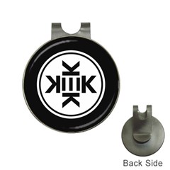 Official Logo Kekistan Circle Black And White Hat Clips With Golf Markers by snek