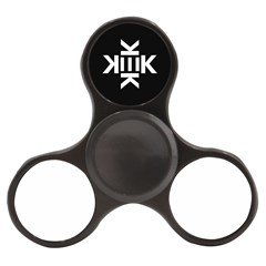 Official Logo Kekistan Circle Black And White On Black Background Finger Spinner by snek