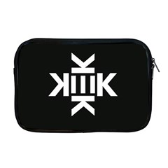 Official Logo Kekistan Kek Black And White On Black Background Apple Macbook Pro 17  Zipper Case by snek