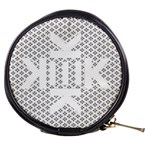 Logo Kek Pattern Black and White Kekistan Mini Makeup Bag Front