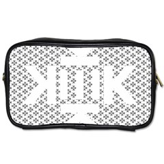 Logo Kek Pattern Black And White Kekistan Toiletries Bag (one Side) by snek