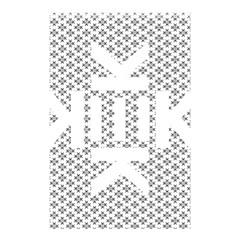 Logo Kek Pattern Black And White Kekistan Shower Curtain 48  X 72  (small)  by snek